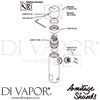 Armitage Shanks B0990AA Spare Tech Diagram