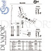 Ideal Standard B1029AA Mixer Spare Tech Diagram