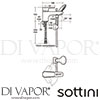 Sottini B1052AA GEN1 Mixer Spare Diagram