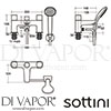 Sottini B1054AA GEN1 Mixer Spare Diagram