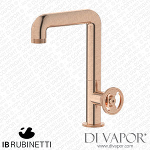 IB Rubinetti B1202SR Bold Tall Monohole Washbasin Mixer Complete with Drain Spare Parts