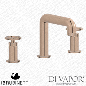 IB Rubinetti B1392SR Bold Three Holes Washbasin Set with Low Spout Spare Parts