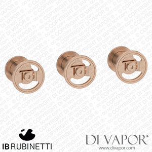 IB Rubinetti B1410SR Bold Three Holes Wall Mounted Shower with Two Ways Diverter Spare Parts