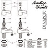 Armitage Shanks Alterna 21 Basin Pillar Taps Spare