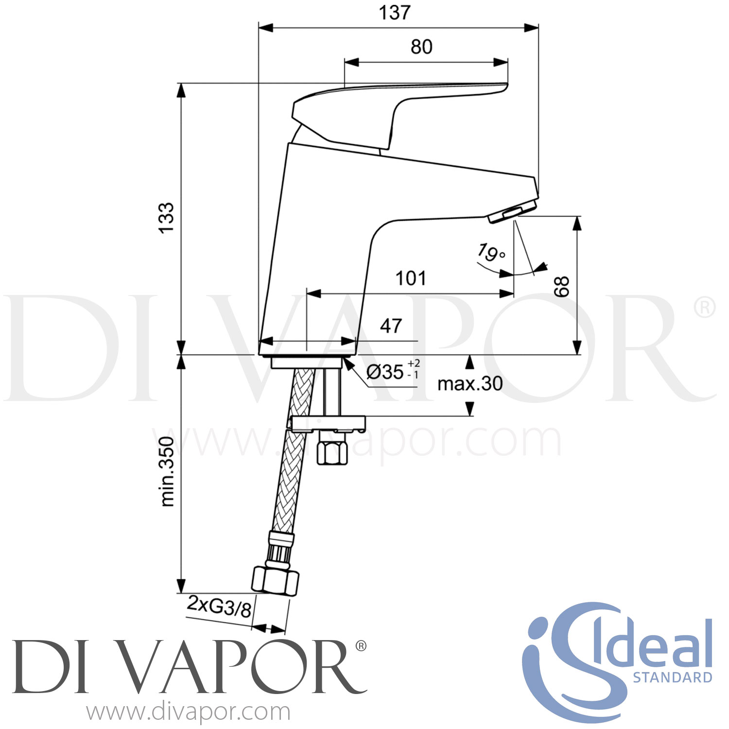 Ideal Standard B1710AA Ceraflex Basin Mixer Tap Spare Parts