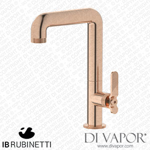 IB Rubinetti B2202SR Bold Tall Monohole Washbasin Mixer Complete with Drain Spare Parts