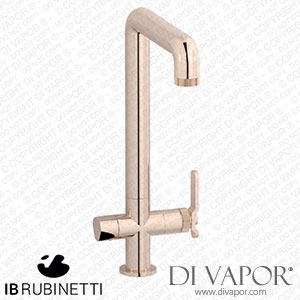 IB Rubinetti B2386RS Puro Bold 2-In-1 Monohole Kitchen Mixer for Running Water and Natural Filtered Water At Room Temperature Tap Spare Parts