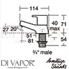 Armitage Shanks B3305AA GEN1 Spare Diagram