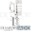 Jado B3696AA Mixer Tap Spare Diagram