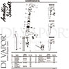 Armitage Shanks B4447AA GEN1 Mixer Spare Tech Diagram