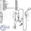 Ideal Standard Cone Dual Control 2 Taphole Filler Spares