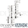 Jado B6917AA Kitchen Mixer Spare Diagram