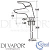 Ideal Standard B7888AA Spare Diagram