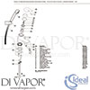 Ideal Standard B7888AA Spare Tech Diagram