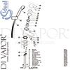 Ideal Standard B7890AA Mixer Spare Tech Diagram