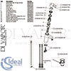 Ideal Standard Active Single Lever 1 Taphole Basin Mixer Spares