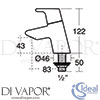 Ideal Standard B8074AA Spare Diagram