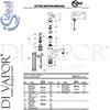 Ideal Standard B8079AA Mixer Spare Tech Diagram