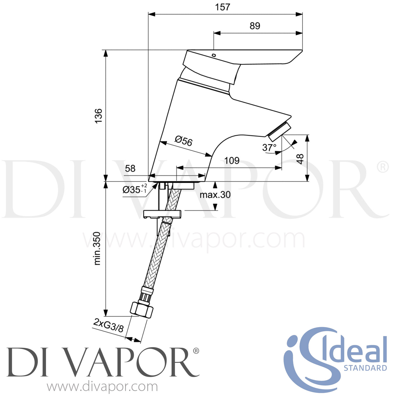 Ideal Standard B8201AA Ceraplus One Hole Basin Mixer Tap Spare Parts