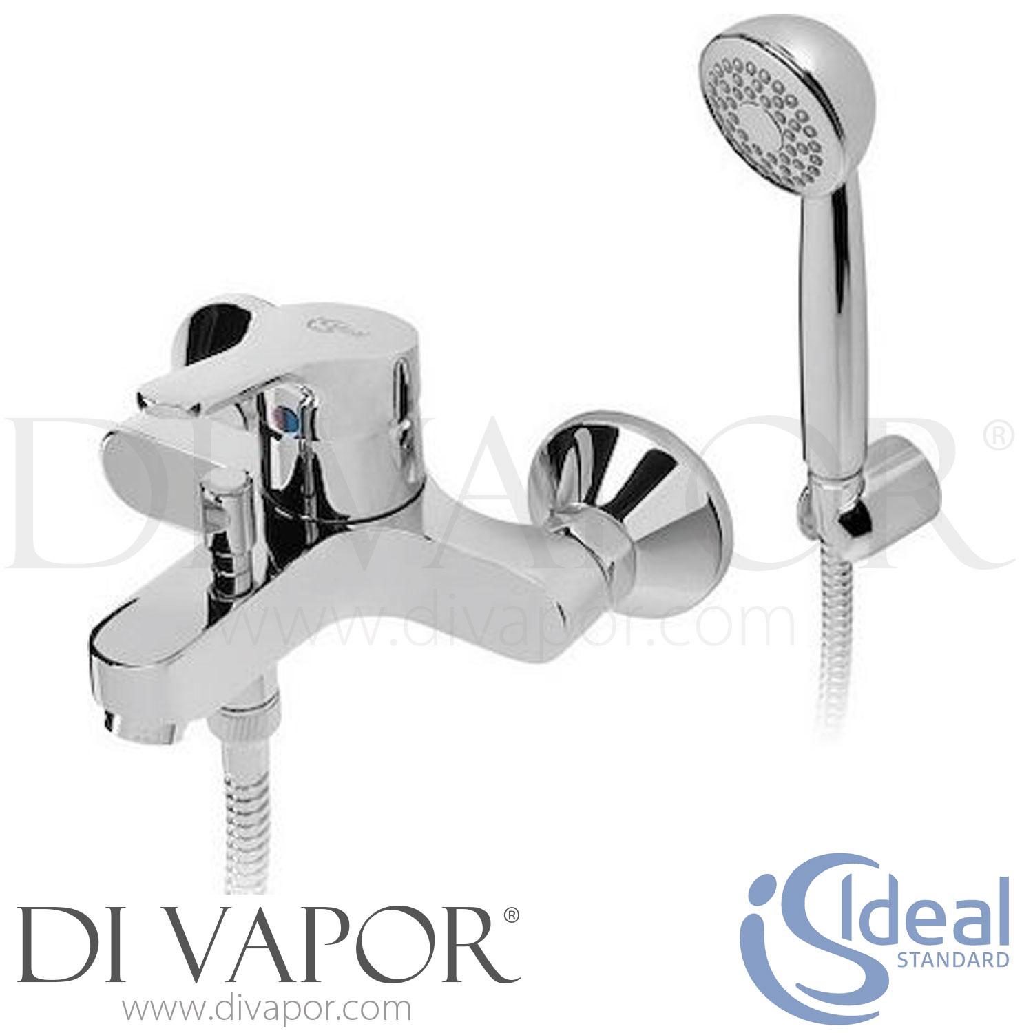 Ideal Standard B8588AA Slimline II Bath & Shower Exposed Mixer 