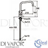 Ideal Standard B8996AA Mixer Spare Diagram