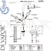 Ideal Standard B9057AA Spare Tech Diagram