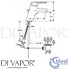 Ideal Standard B9288AA Mixer Spare Diagram