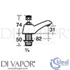 Ideal Standard B9853AA Spare Diagram