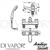 Armitage Shanks B9871AA Mixer Spare Diagram