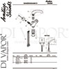 Armitage Shanks B9874AA GEN1 Mixer Spare Tech Diagram