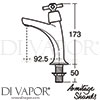 Armitage Shanks B9879AA GEN1 Spare Diagram