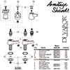 Armitage Shanks Sandringham 21 Basin Pillar Taps Spares