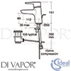 Ideal Standard B9915AA Mixer Spare Diagram