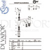 Ideal Standard B9929AA Mixer Spare Tech Diagram