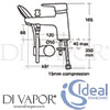 Ideal Standard B9990AA Mixer Tap Diagram