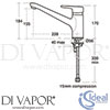 Ideal Standard B9992AA Mixer Spare Diagram