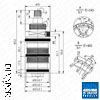 Thermostatic Shower Cartridge Suitable for Bar and BIV Valves