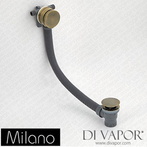 Milano BATHFILLABN Monet Modern Bath Filler Antique Brass Spare Parts