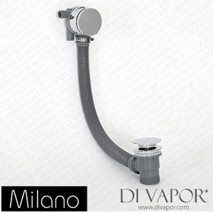 Milano BATHFILLC Mirage Modern Bath Filler Chrome Spare Parts