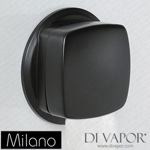 Milano BATHFILLKBL Preto Modern Bath Filler Black Spare Parts