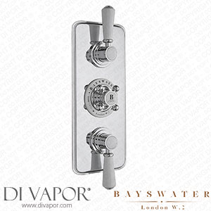 Bayswater White Triple Concealed Thermostatic Shower Valve - BAYS103 Spare Parts