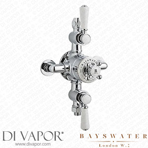 Bayswater White Triple Exposed Thermostatic Shower Valve - BAYS112 Spare Parts