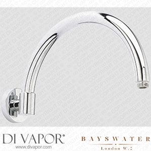 Bayswater BAYS352 Wall Mounted Curved Shower Arm - Chrome Spare Parts