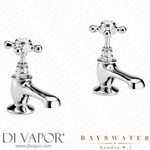 Bayswater White Crosshead Traditional Basin Tap - BAYT101 Spare Parts