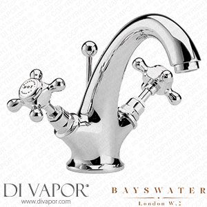 Bayswater White Crosshead Mono Basin Mixer + Pop-Up Waste - BAYT105 Spare Parts