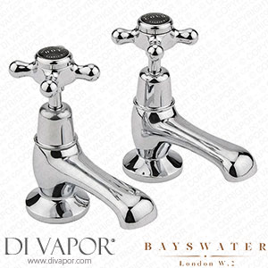 Bayswater Black Crosshead Domed Collar Traditional Basin Tap - BAYT241 Spare Parts