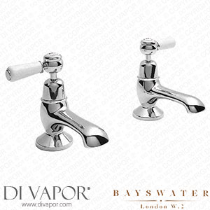 Bayswater White Lever Domed Collar Traditional Bath Tap - BAYT302 Spare Parts