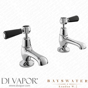 Bayswater Black Lever Domed Collar Traditional Basin Tap - BAYT341 Spare Parts