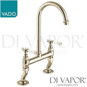 VADO BC-AXB-253-BN Axbridge Lever Handle Bridge Kitchen Mixer in Bright Nickel Spare Parts