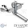 Ideal Standard CeraPlus 2 Exposed Basin Mixer Tap Spare Parts